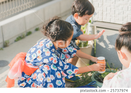 浴衣 兒童 孩子 25737974