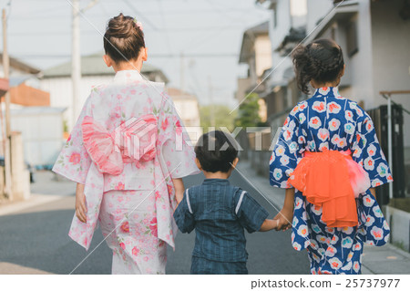 浴衣 兒童 孩子 25737977