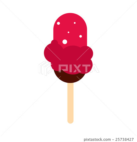 Popsicles icon, flat style - Stock Illustration [25738427] - PIXTA
