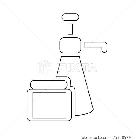 Body care products icon, outline style Body care products icon, outline style 25738579