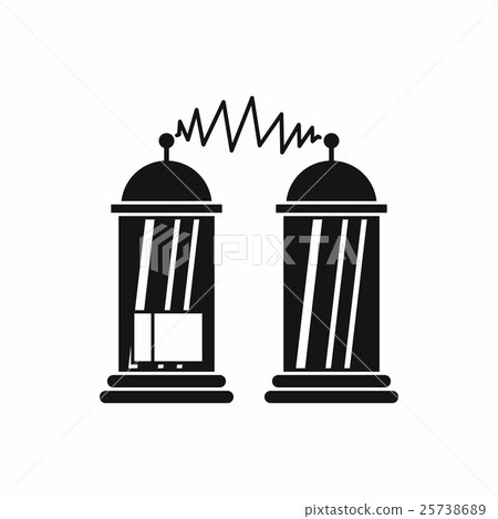 Electrical impulses icon, simple style Electrical impulses icon, simple style 25738689