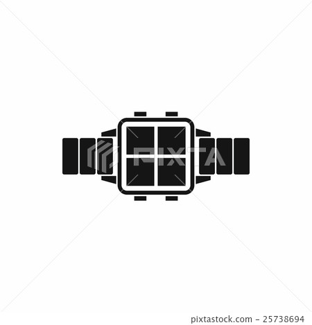Modern smart watch icon, simple style 25738694