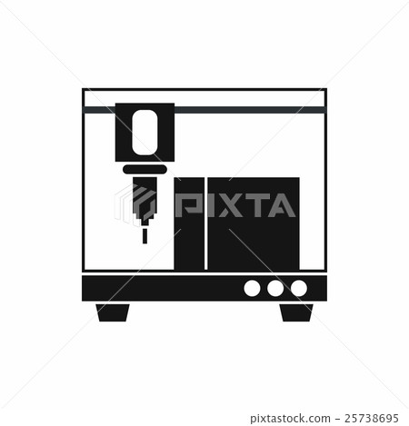 3D printer icon, simple style 3D printer icon, simple style 25738695