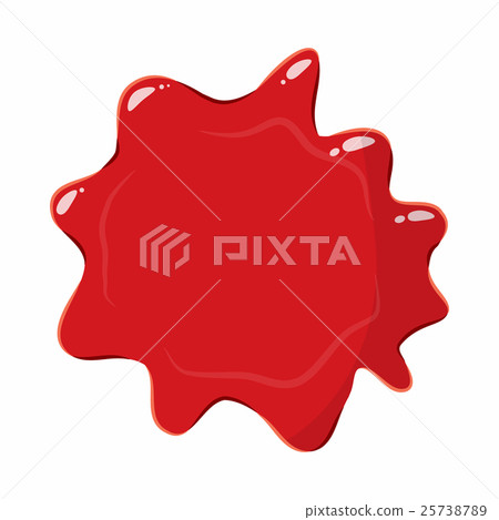 Red blood icon 25738789