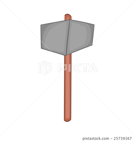 Sledgehammer icon, cartoon style Sledgehammer icon, cartoon style 25739167