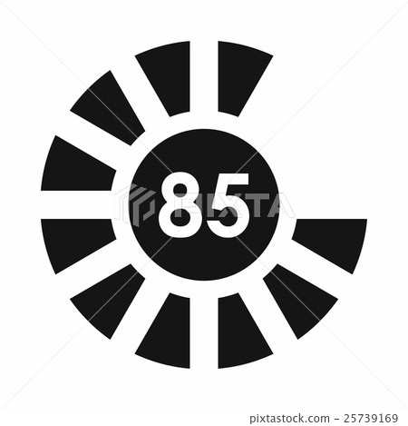 Sign 85 load icon, simple style Sign 85 load icon, simple style 25739169
