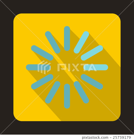 Loading circle icon, flat style Loading circle icon, flat style 25739179