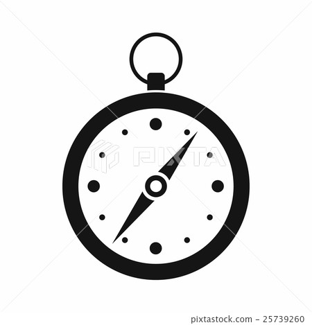 Compass icon, simple style Compass icon, simple style 25739260