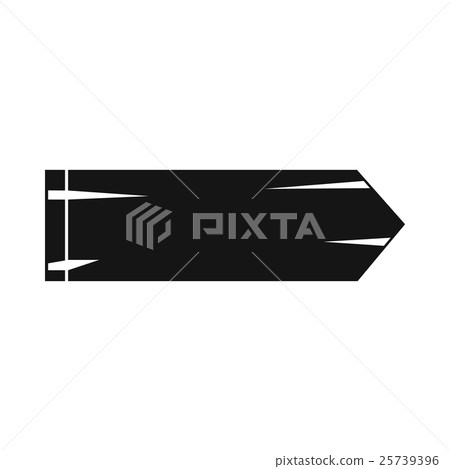 Thick arrow icon, simple style Thick arrow icon, simple style 25739396