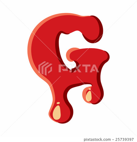 G letter isolated on white background 25739397