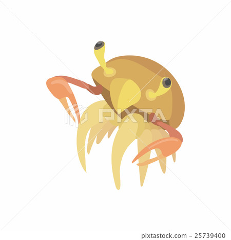Brown cancer icon, cartoon style Brown cancer icon, cartoon style 25739400