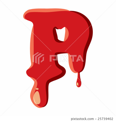P letter isolated on white background 25739402