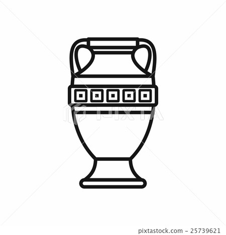 Ancient vase icon, outline style 25739621