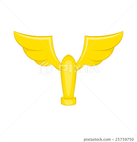 Winning cup with wings icon, cartoon style Winning cup with wings icon, cartoon style 25739750