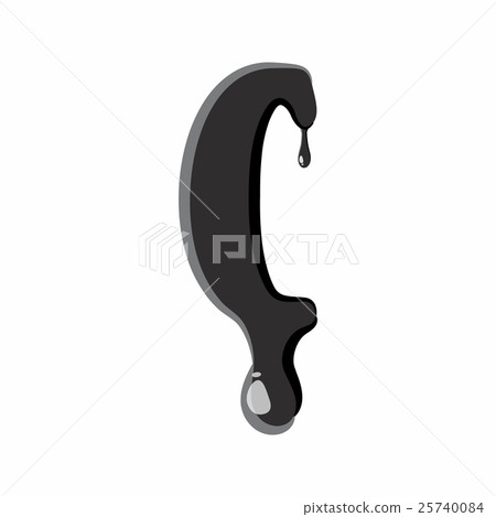 Left round bracket isolated on white background Left round bracket isolated on white background 25740084