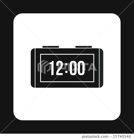 Electronic watch icon, simple style Electronic watch icon, simple style 25740548