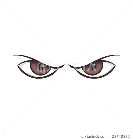 Pair of eyes watching icon, cartoon style Pair of eyes watching icon, cartoon style 25740823