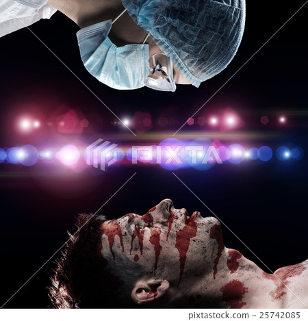 wounded man and the doctor wounded man and the doctor 25742085