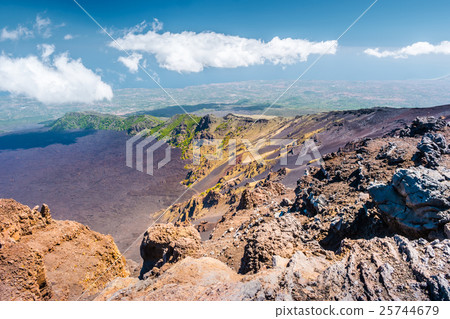 Landscape of Etna volcano, Sicily, Italy. Landscape of Etna volcano, Sicily, Italy. 25744679