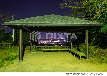 Night view of Chiba prefecture Togane city Night view of Chiba prefecture Togane city 25745263