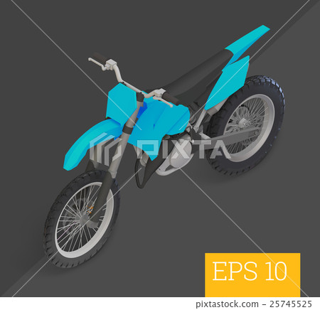 motocross isometric vector illustration motocross isometric vector illustration 25745525