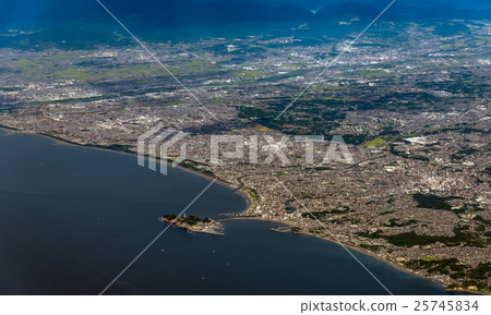 江之島和藤澤市航空照片 25745834