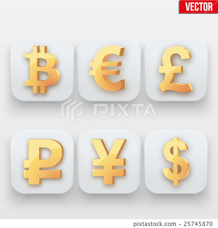 Money icon. Symbol of Gold Dollar 25745870