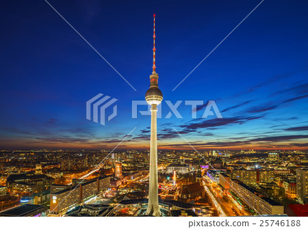 Aerial view on Alexanderplatz in Berlin Aerial view on Alexanderplatz in Berlin 25746188