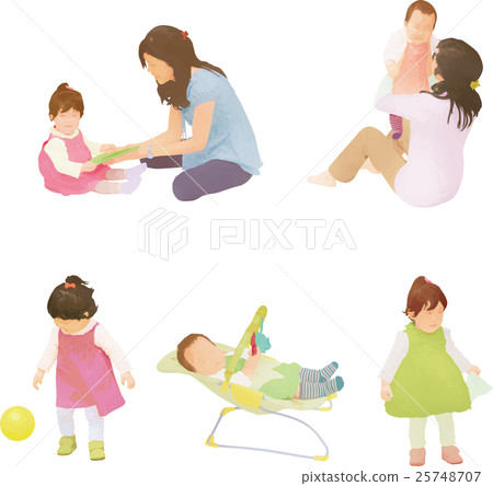 寶貝和媽媽 25748707