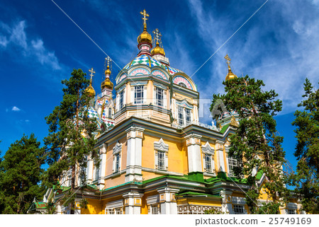 Ascension Cathedral in Panfilov Park of Almaty Ascension Cathedral in Panfilov Park of Almaty 25749169