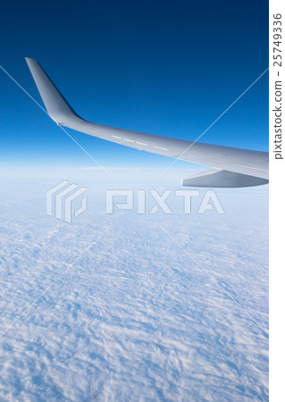 Wing aircraft in altitude during flight 25749336