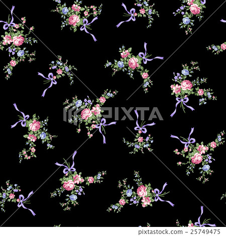 Seamless flower pattern 25749475