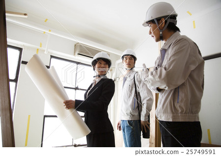 建築施工婦女建築業建築施工現場施工現場主任施工現場設計 25749591