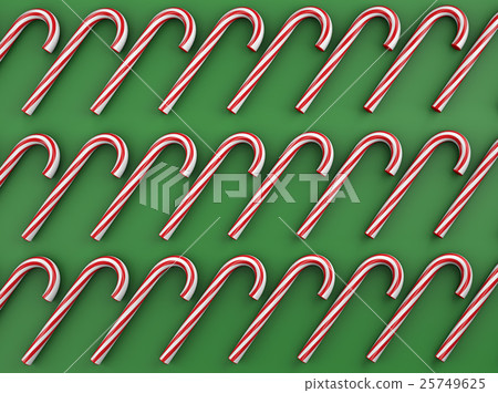 illustration pattern with Christmas candy sticks illustration pattern with Christmas candy sticks 25749625