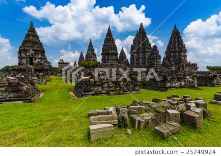 Prambanan temple on Java island - Indonesia Prambanan temple on Java island - Indonesia 25749924