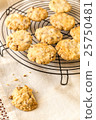 Homemade oats and nuts cookies 25750481