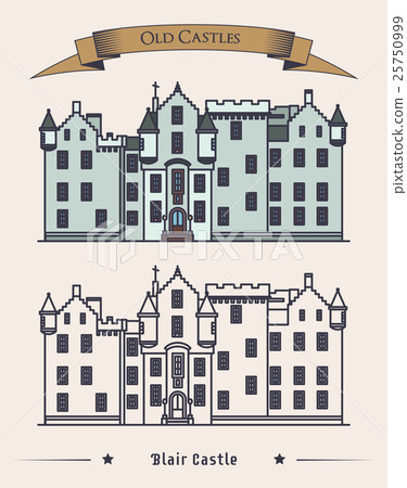 Scotland Blair castle old architecture exterior 25750999