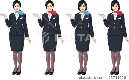 Cabin attendant women 25751026