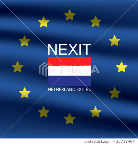 Netherland exit EU background Netherland exit EU background 25751407