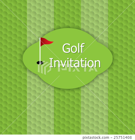 Golf invitation graphic design Golf invitation graphic design 25751408