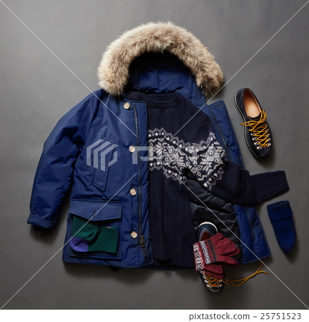 Set of beautiful winter male clothes Set of beautiful winter male clothes 25751523