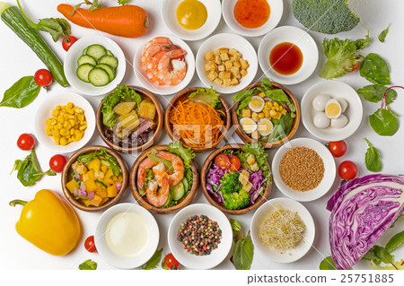 Fresh salad Common salad Fresh salad Common salad 25751885