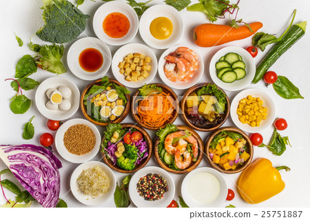 Fresh salad Common salad Fresh salad Common salad 25751887