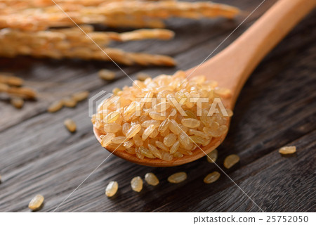 germinated brown rice, brown rice, unpolished rice 25752050