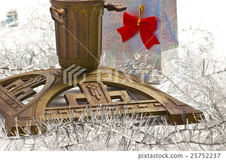 Christmas present and Christmas tree stand 25752237