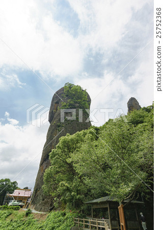 Huge immovable rock power spot that did not collapse even in the Kumamoto earthquake Paleozoic era more than 500 million years ago that could not even be shaped like the Japanese archipelago 25752368