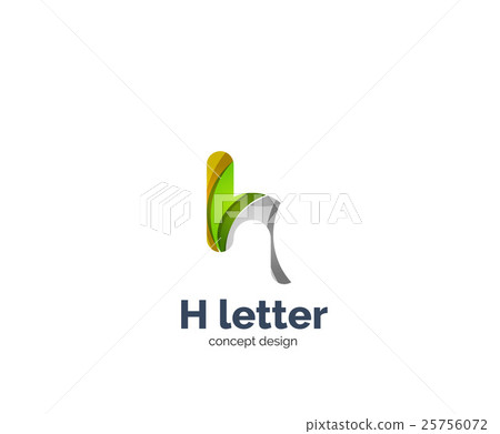 Abstract H geometric letter logo template Abstract H geometric letter logo template 25756072