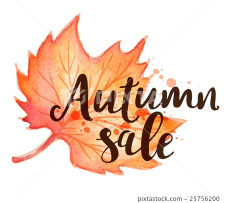 Background for seasonal autumn sale 25756200