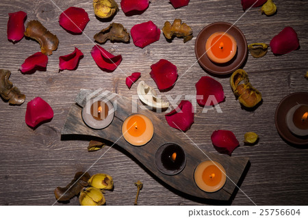 Rose Petals, Potpourri and Candles Rose Petals, Potpourri and Candles 25756604