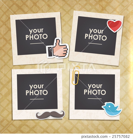 Vector template frame Vector template frame 25757082